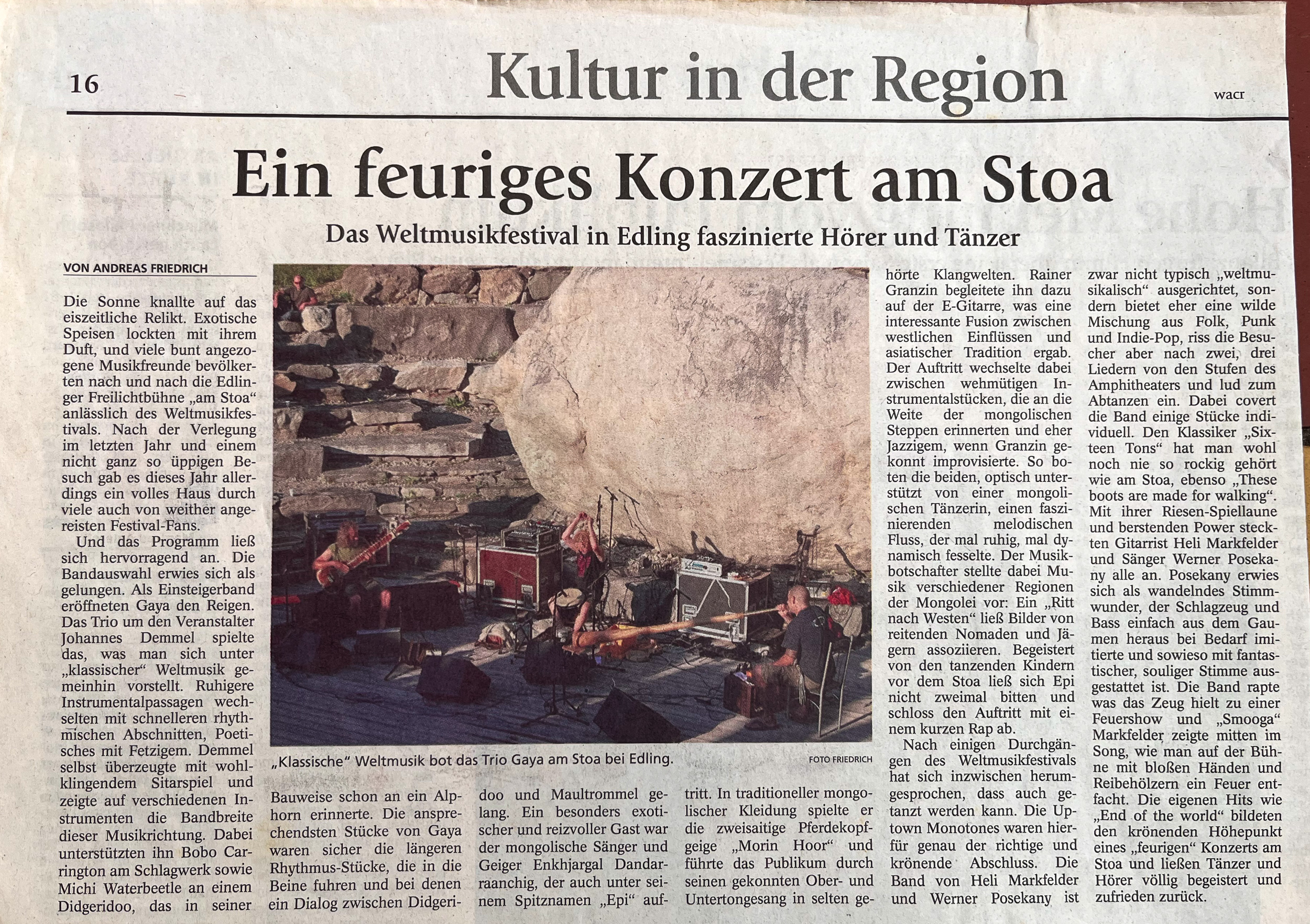 Gaya am Stoa - OVB 08/2007 Gaya am Stoa - OVB 08/2007